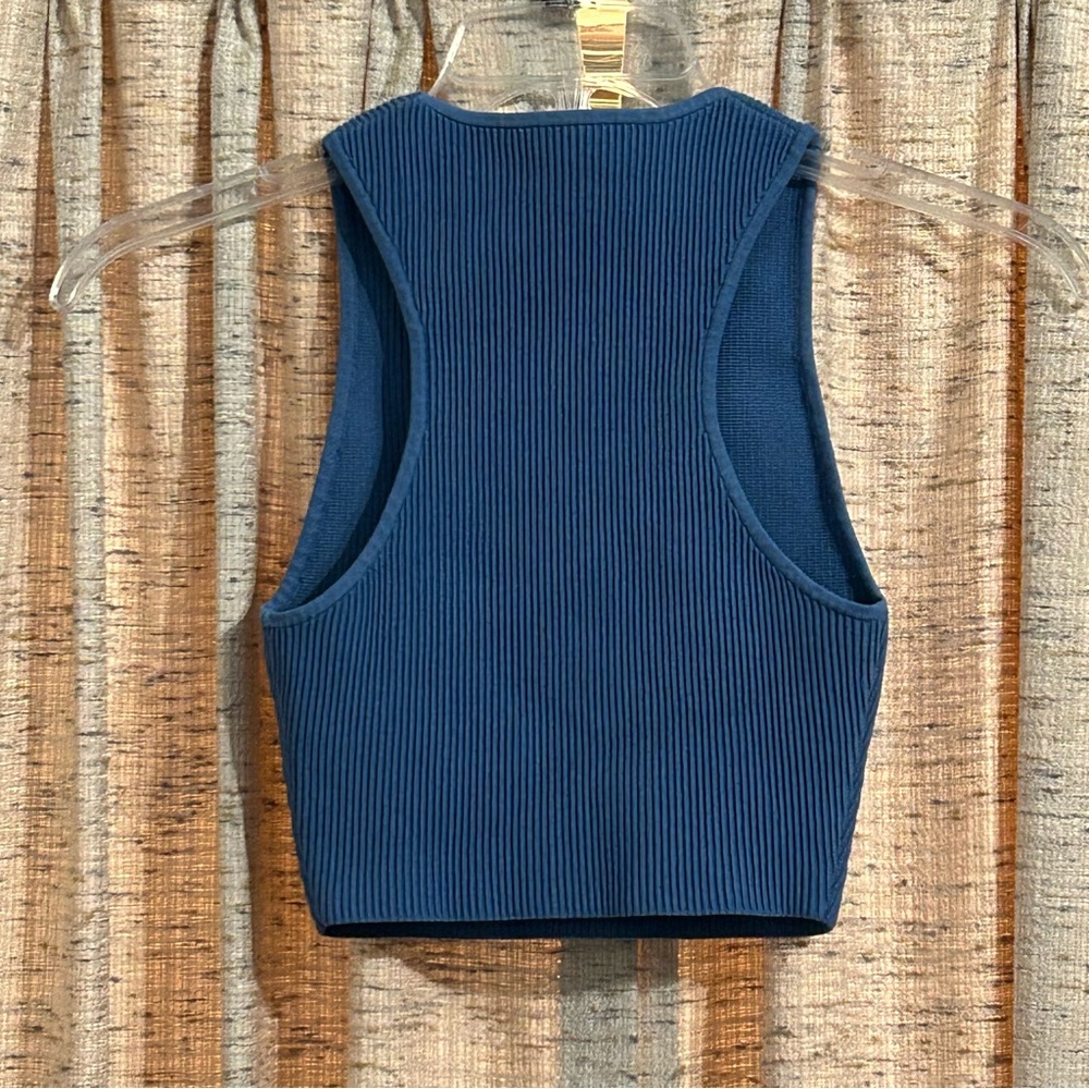 Babaton Rory Sculpt Knit Racer Cropped Tank - Small - Picture 6 of 7